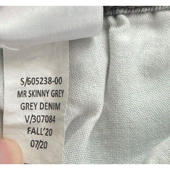 Banana Republic Women’s Jeans Mid Rise Skinny Fit Grey Denim  Sz 27/4 - EUC - Picture 4 of 7